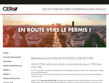 Tablet Screenshot of cer-action.fr